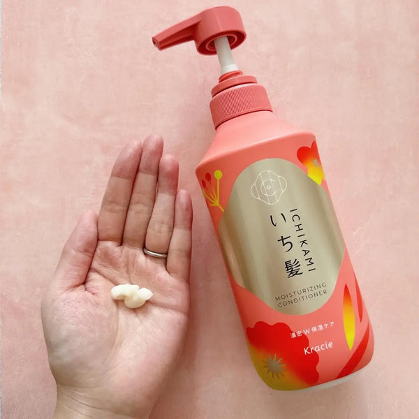 Ichikami Après-shampooing double soin hydratant pour cheveux secs 480 ml