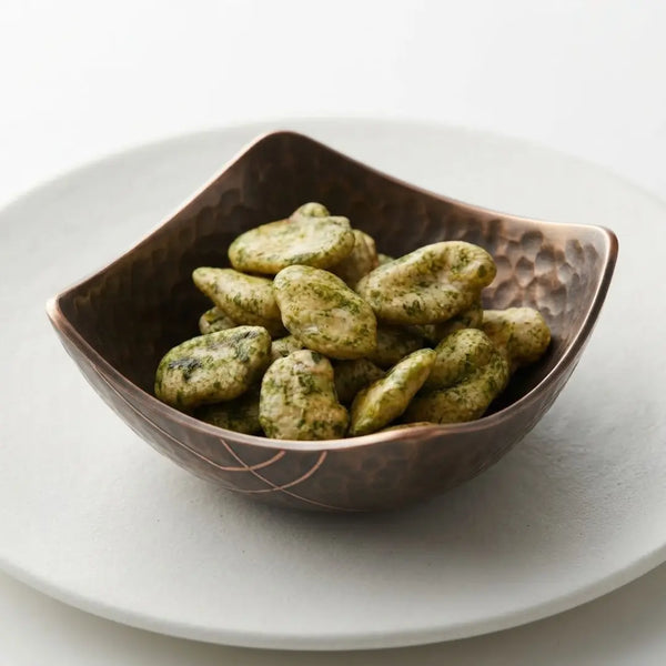 Kameya Wasabi Soramame Fèves croustillantes enrobées de vrai wasabi 50 g (lot de 3)