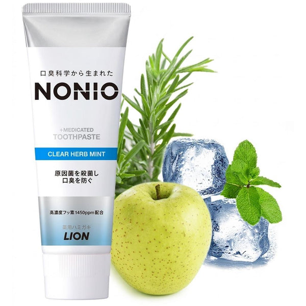Nonio Antibacterial Toothpaste Clear Breath Herb Mint 130g