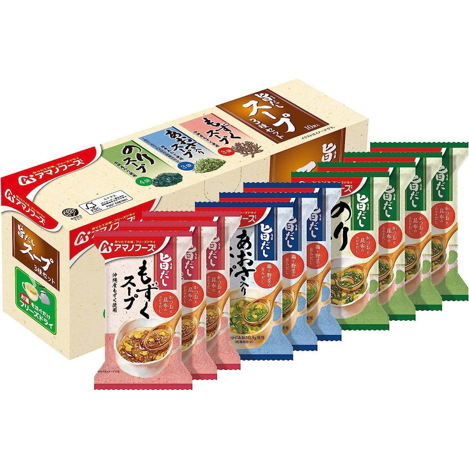 P-1-AMNO-SWDSUP-1-Amano Foods Freeze Dried Seaweed Soup Assortment 10 Servings.jpg