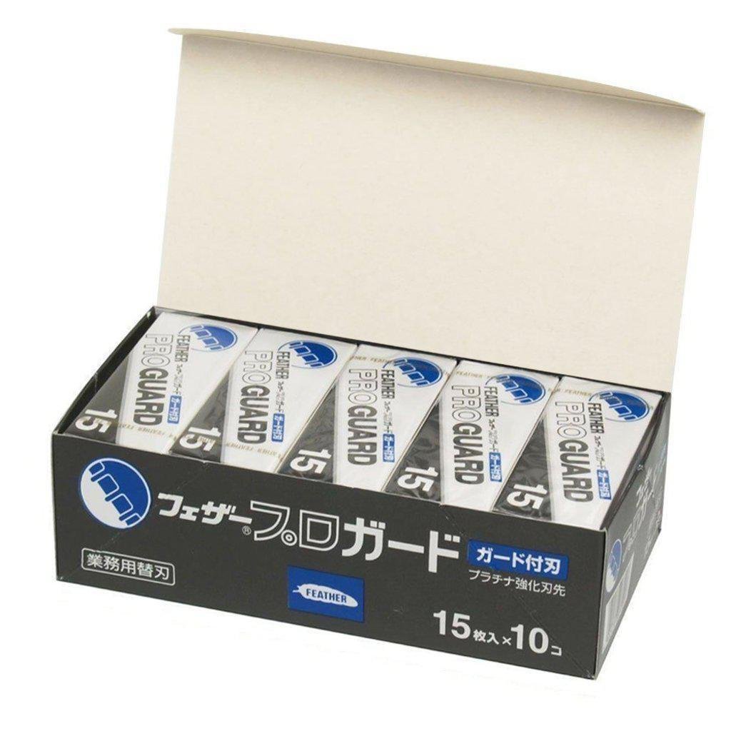 P-1-FTH-PROGRD-PG15:10-Feather Proguard Razor Blades PG-15 15 Blades (Pack of 10).jpg