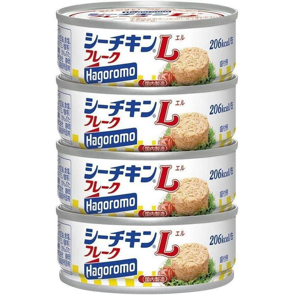 P-1-HAGO-SEACHK-L70-Hagoromo Sea Chicken L Canned Tuna Flakes 70g (Pack of 4 Cans).jpg