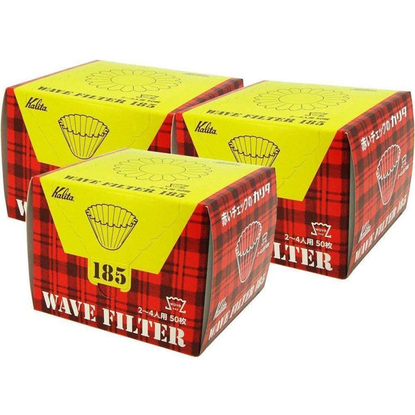 P-1-KALI-WAVFLT-185:3-Kalita Wave 185 Coffee Filter Paper KWF-185 (Pack of 3).jpg
