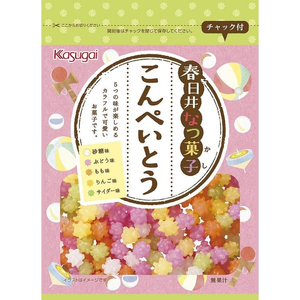 P-1-KASU-KONASO-85-Kasugai Konpeito Japanese Sugar Candy 5 Flavors Assortment 85g.jpg