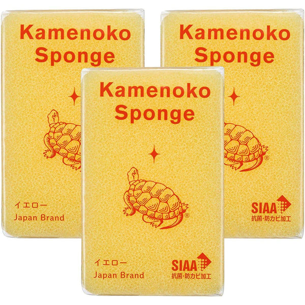 P-1-KMKO-KTCSPO-Y1:3-Kamenoko Kitchen Sponge Yellow (Pack of 3).jpg