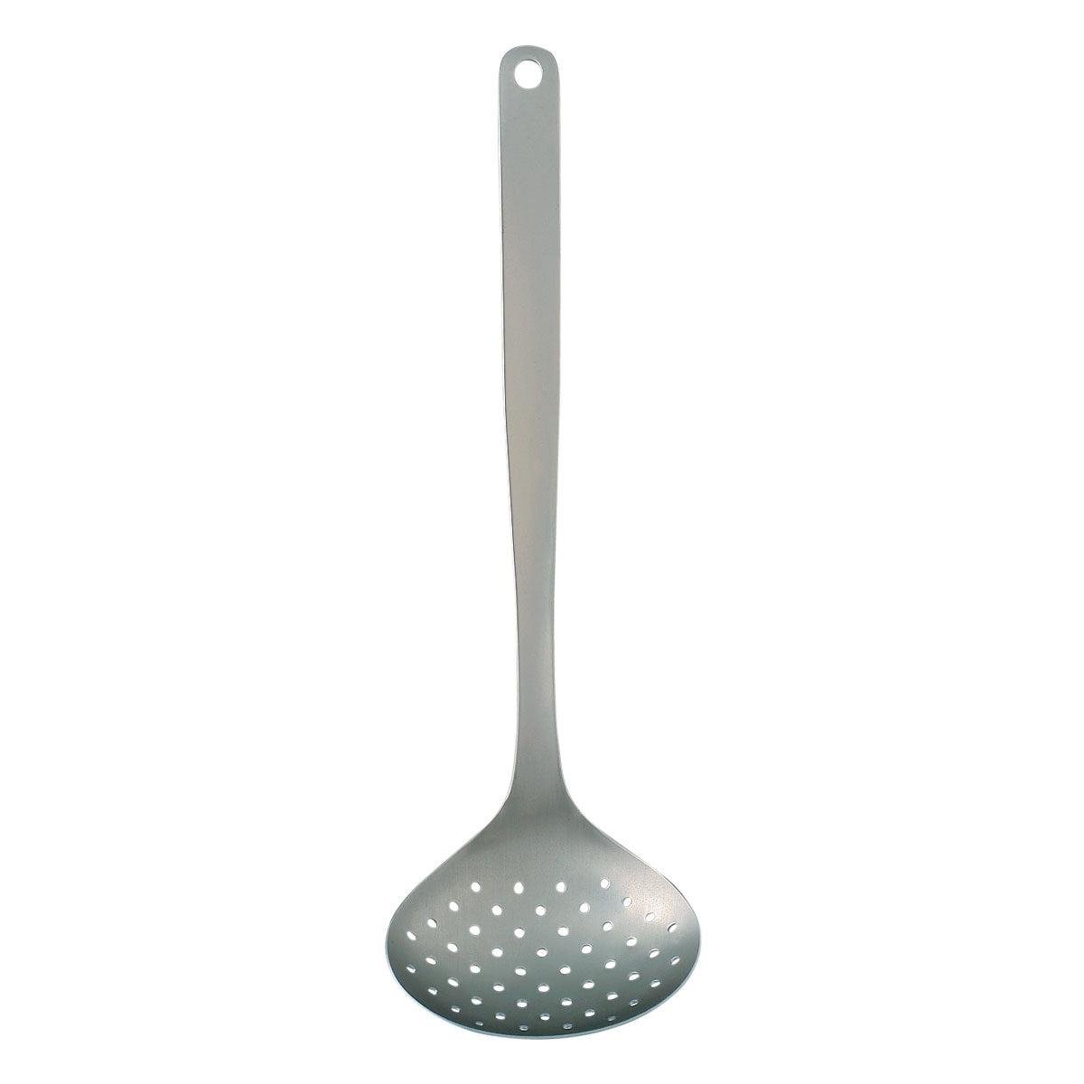 P-1-SORI-SKIMER-1-Sori Yanagi Stainless Steel Skimmer Spoon 298mm.jpg