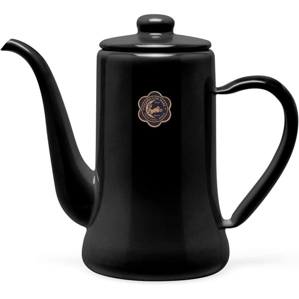 P-1-TSAG-COFPOT-BK1200-Tsuki Usagi Enamel Drip Coffee Slim Pot Black 1.jpg