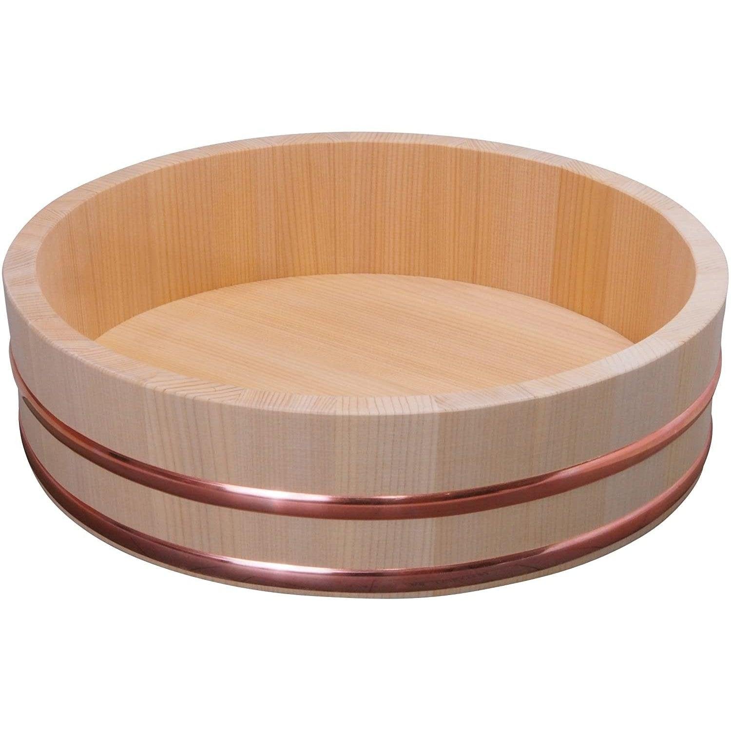 P-1-UMZW-SAWOKE-36-Umezawa Sawara Cypress Hangiri (Wooden Sushi Oke Bowl) 36cm.jpg