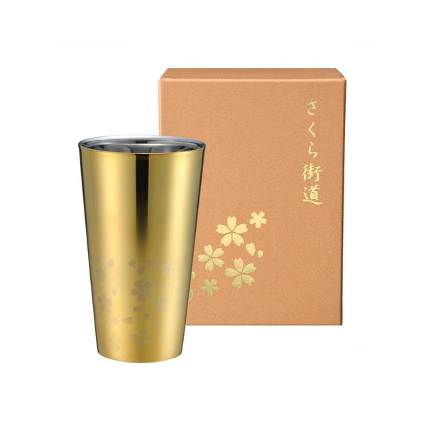 P-1-WAHE-TMBLGO-SM9705-Wahei Freiz Double Wall Tumbler Sakura Pattern Gold.jpg