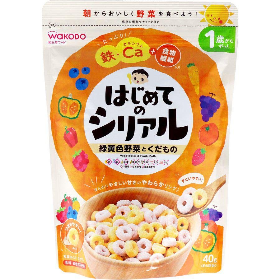P-1-WKDO-FRTCER-40-Wakodo Vegetables and Fruits Puffs Breakfast Cereal for Babies +12M 40g.jpg