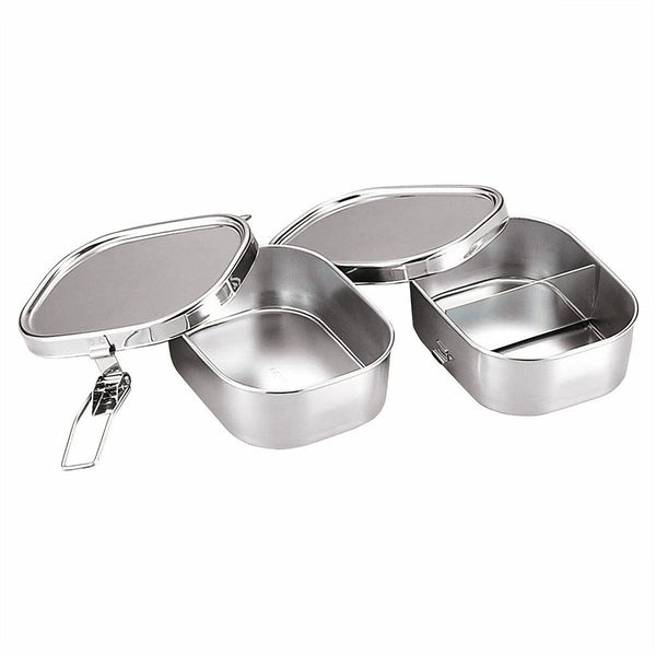 P-2-AIZA-BNTBOX-70127-Aizawa Rectangular Two-Tier Lunch Box Stainless Steel Bento Box 720ml.jpg