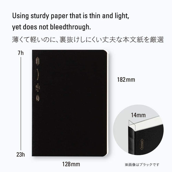 P-2-NITO-365NOT-B6BK-Nitto Stalogy B6 Editor's Series 365 Days Notebook (Grid Paper Notebook) Black.jpg