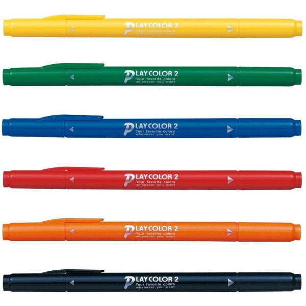 P-2-TMBW-DUAMRK-GCB611-Tombow Play Color 2 Dual Tip Marker Set 6 Colors GCB-611.jpg
