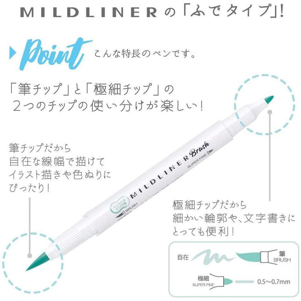 P-3-ZBRA-MRKELC-WFT85CNC-Zebra Mildliner Highlighter Markers Elegant Colors WFT8-5C-NC-N.jpg