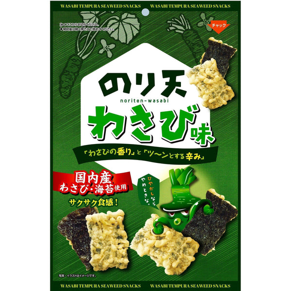 P-4-DAIK-NRITEN-1:10-Daiko Noriten Wasabi Tempura Seaweed Snack (Pack of 10 Bags).jpg