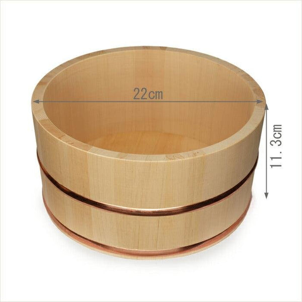 P-4-UMZW-HINBKT-1-Umezawa Hinoki Bath Bucket (Handmade Japanese Cypress Bath Bucket).jpg
