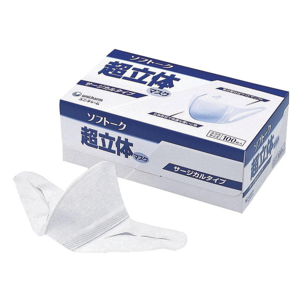 P-5-UCRM-SURMSK-M100-Unicharm Softalk White Surgical Face Mask (Three Layer Mask) 100 ct.jpg