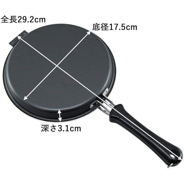 P-7-SHMO-DBLPAN-36469-Shimomura Foldable Iron Double Frying Pan (IH Compatible) 36469.jpg