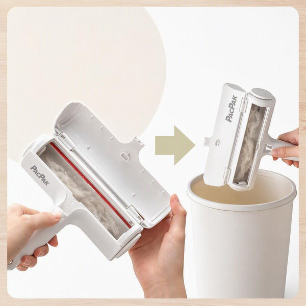 Nippon Seal Etiquette Brosse Pac Pak Rouleau Blanc N88M