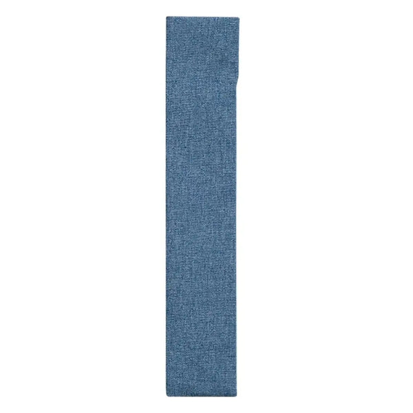 Yamani Bleu Japonais Sensu Case Sac en Tissu pour Éventail Pliant 23,5 cm